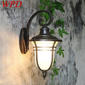 WPD Retro în aer liber Lumini de Perete Clasic LED Sconces Lampa Impermeabil Decorative Pentru Casa Prispa Villa
