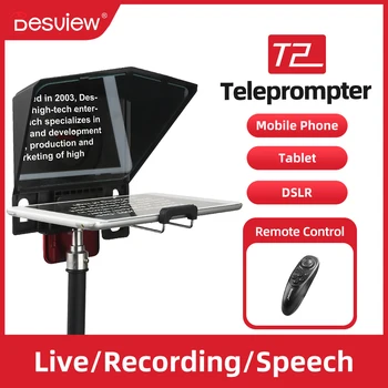 Bestview T2 Ecran Mare Prompter Profesional Interviu Prompter Prezentatorul Gazdă pentru DSLR Pentru iPad video Smartphone sufleur