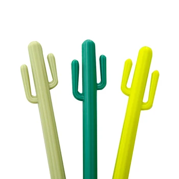36Pcs Destul de Drăguț Cactus Pixuri cu Gel Amuzant Kawaii Albastru Pix Rollerball Papetărie Înapoi la Școală Lucru Material Kit 2021