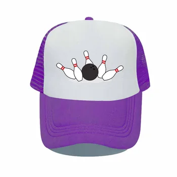 Bowling Imprimat Sepci de Baseball în aer liber Snapback Hat Casual Pălării Pentru Bărbați, Femei Capac Plasă Respirabil Femei Soarele de Vară Capace MZ031