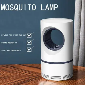 Usb Fly Trap Reîncărcabilă Bug-Uri Fly Trap De Interior Pentru Casă Curte Bug-Uri Criminali Lampa Smart Home Led Lumina De Noapte Tantari Lampa