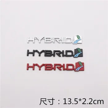 5X Autocolant Masina Hibrid Emblema, Insigna Decal pentru Toyota Auris, Prius, RAV4 YarisTouring Honda Civic Oraș Ford Ecosport Kuga, Fusion