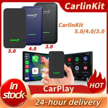 2023 CarlinKit 5.0/4.0/3.0 CarPlay Wireless Adaptor Auto Inteligent Ai Cutie WiFi BT Conecta Automat pentru Auto Multimedia Player Video