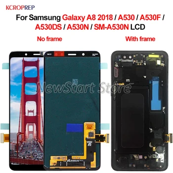Pentru Samsung Galaxy A8 2018 A530 Display LCD Touch Screen Digitizer Asamblare 5.6