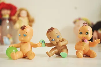 mini drăguț simulare buzunar papusa de joaca pentru copii, casa de păpușă jucărie copii cadou de ziua de nastere
