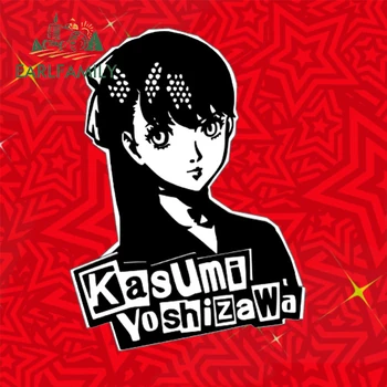 EARLFAMILY 13cm x 9.3 cm Kasumi Yoshizawa Decal Vinil Persona 5 Regal Anime Itasha JDM Joc Video Auto Autocolant Auto pentru Laptop Styling