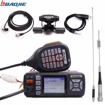 Baojie BJ-318 bj318 mini Radio Mobile Dual Band VHF UHF Radio auto 20/25W Walkie Talkie 10 km rază lungă de 10 KM de BJ-218 Z218